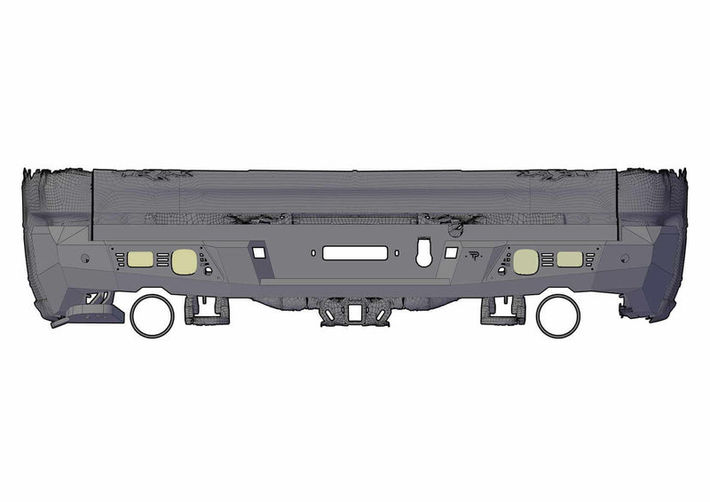 RAM TRX PRO REAR BUMPER