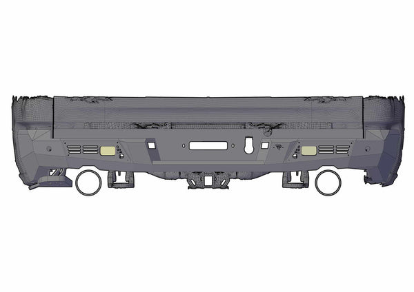 RAM TRX PRO REAR BUMPER